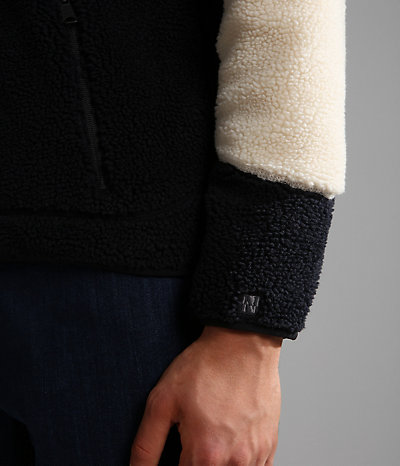Yupik Fleece-Sweatshirt mit Reißverschluss-